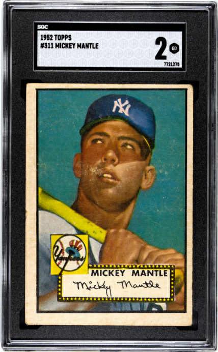 MEGA BREAK - 1952 Topps Mickey Mantle RC SGC 2!! (NOV 2025)