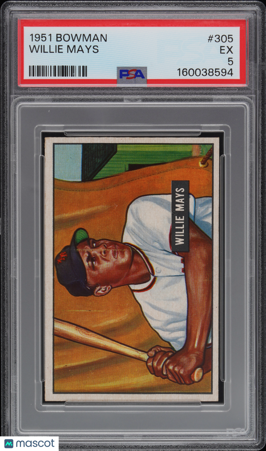 MEGA BREAK - 1951 Bowman Willie Mays PSA 5 RC!! (OCT 2026)