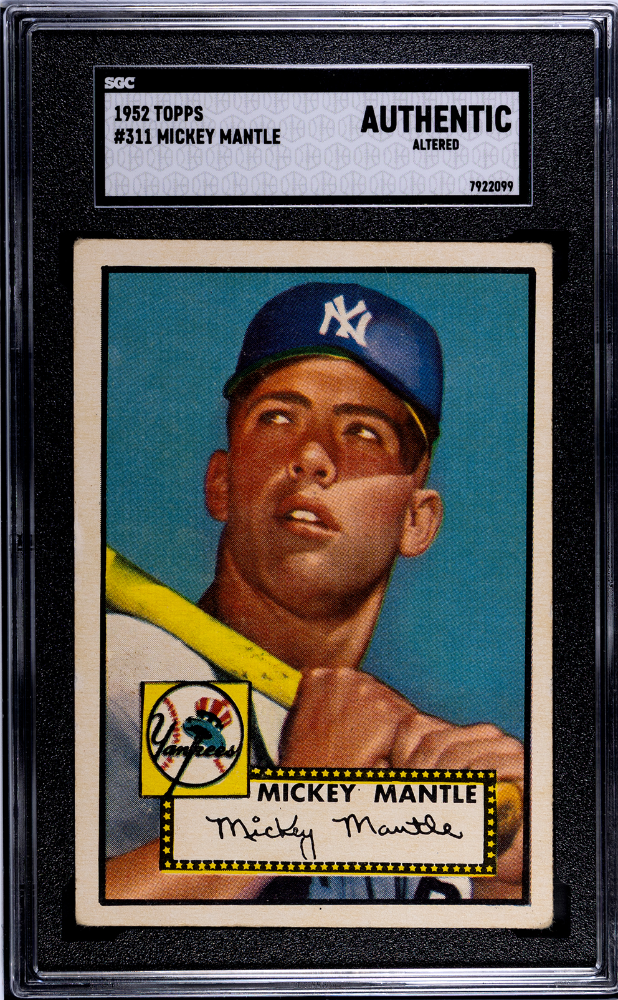 MEGA BREAK - 1952 Topps Mickey Mantle SGC A!! (MAY 2026)